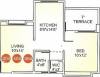 Suyog Saffron (1BHK+1T (601 sq ft) 601 sq ft)