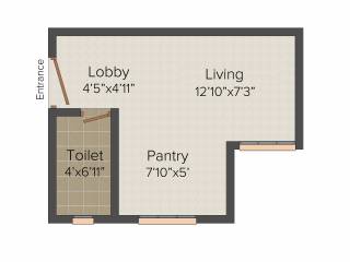 Vastushodh Anandgram Bhandgaon (1BHK+1T (249 sq ft) 249 sq ft)