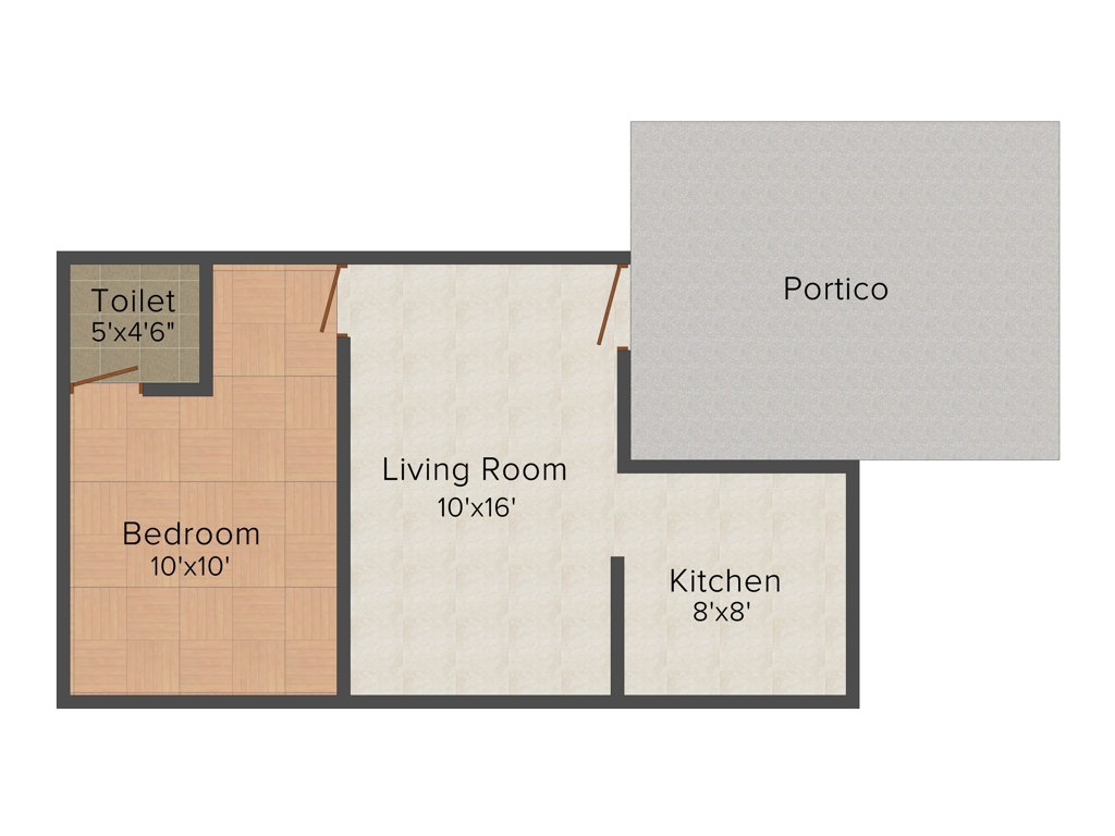 Shinago Aakash Galaxy (1BHK+1T (737 sq ft) 737 sq ft)