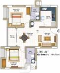 Skyline Petal (2BHK+2T (925 sq ft) 925 sq ft) Skyline Petal (2BHK+2T (925 sq ft) 925 sq ft)