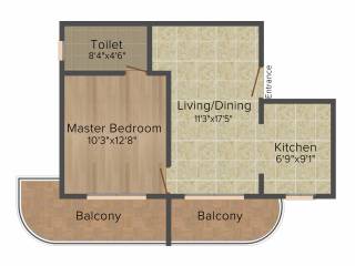 Adithi Bliss (1BHK+1T (737 sq ft) 737 sq ft) Adithi Bliss (1BHK+1T (737 sq ft) 737 sq ft)