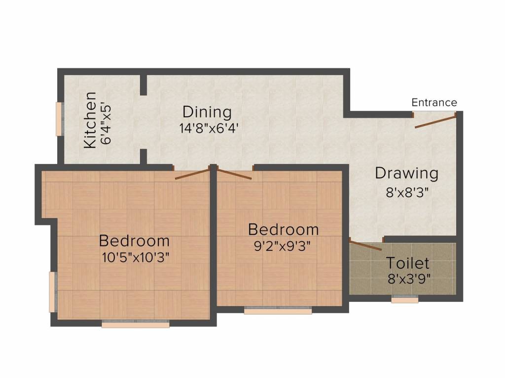 Swasti Aryasree Apartment (2BHK+1T (656 sq ft) 656 sq ft) Swasti Aryasree Apartment (2BHK+1T (656 sq ft) 656 sq ft)