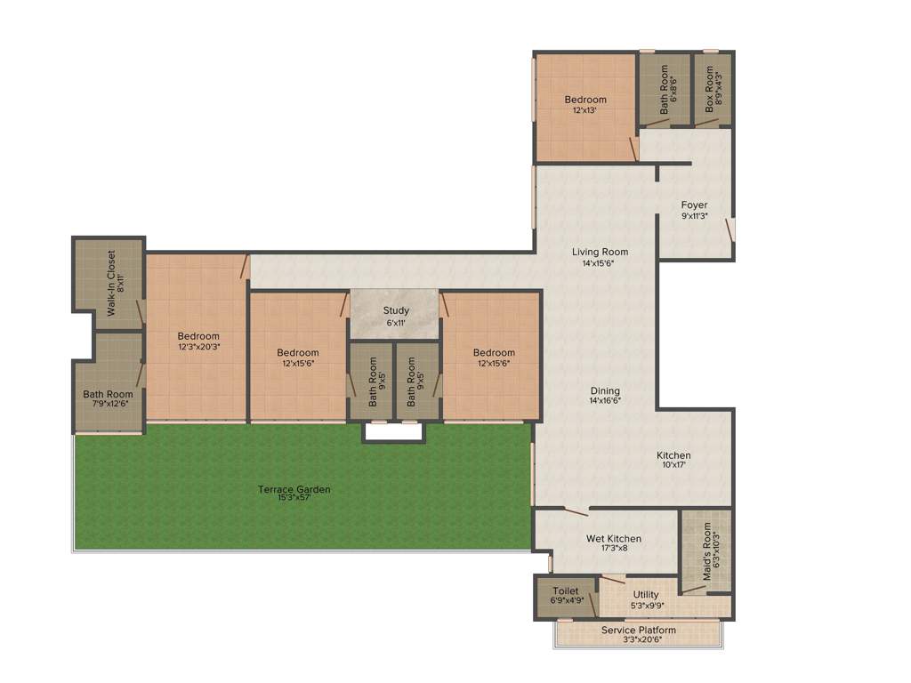 Total Environment Learning To Fly (4BHK+4T (5,249 sq ft) 5249 sq ft)