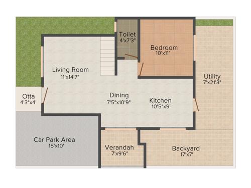 Nilamber Oriens (4BHK+3T (2,100 sq ft) 2100 sq ft)