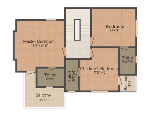 Nilamber Oriens (4BHK+3T (2,100 sq ft) 2100 sq ft)