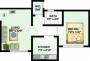 Tisai Krupa Construction Vaishnavi Park Floor Plan (1BHK+1T (425 sq ft) 425 sq ft)