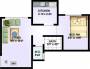 Tisai Krupa Construction Vaishnavi Park Floor Plan (1BHK+1T (540 sq ft) 540 sq ft)