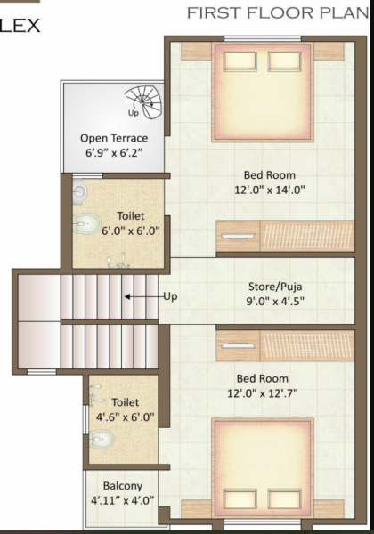  city Floor Plan Second Floor Plan