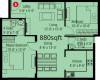 ACE Promoters And Developers Apple View (2BHK+2T (880 sq ft) 880 sq ft)