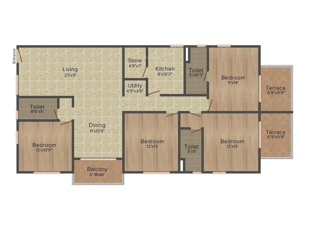  starwood tower 1 to 7 Floor Plan Floor Plan