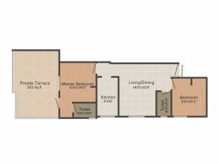 Bhaveshwar MS Arcade (2BHK+2T (810 sq ft) 810 sq ft) Bhaveshwar MS Arcade (2BHK+2T (810 sq ft) 810 sq ft)