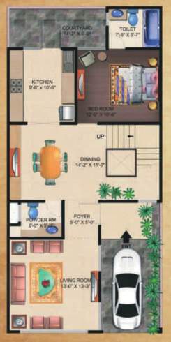 czar villas Floor Plan Ground Floor Plan
