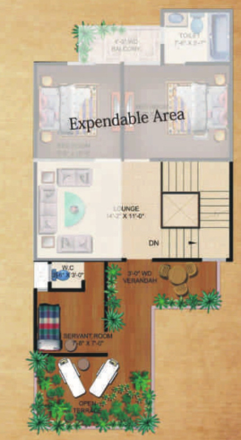 Second Floor Plan  czar villas Floor Plan Second Floor Plan