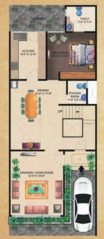 czar villas Floor Plan Ground Floor Plan