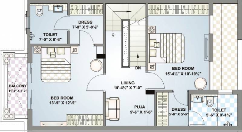 Krishna Kunj Villas (3BHK+4T (2,390 sq ft) + Servant Room 2390 sq ft)