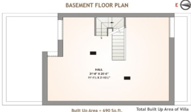  kunj villas Floor Plan Second Floor Plan