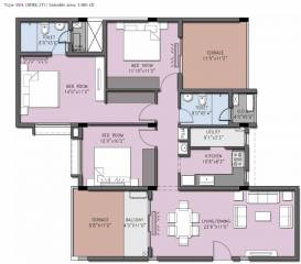 Casagrand Cherry Pick (3BHK+2T (1,480 sq ft) 1480 sq ft) Casagrand Cherry Pick (3BHK+2T (1,480 sq ft) 1480 sq ft)