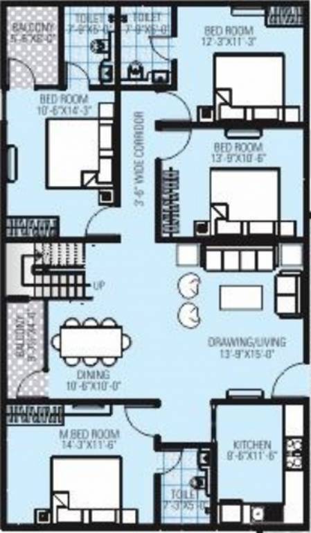 Krishna Alankar Residency (4BHK+4T (2,100 sq ft) 2100 sq ft)