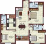 Casagrand Ritz (3BHK+3T (1,580 sq ft) 1580 sq ft) Casagrand Ritz (3BHK+3T (1,580 sq ft) 1580 sq ft)