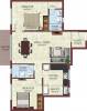 Casagrand Ritz (2BHK+2T (1,115 sq ft) 1115 sq ft)