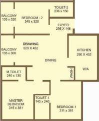 ABAD West Wood (3BHK+3T (1,478 sq ft) 1478 sq ft) ABAD West Wood (3BHK+3T (1,478 sq ft) 1478 sq ft)