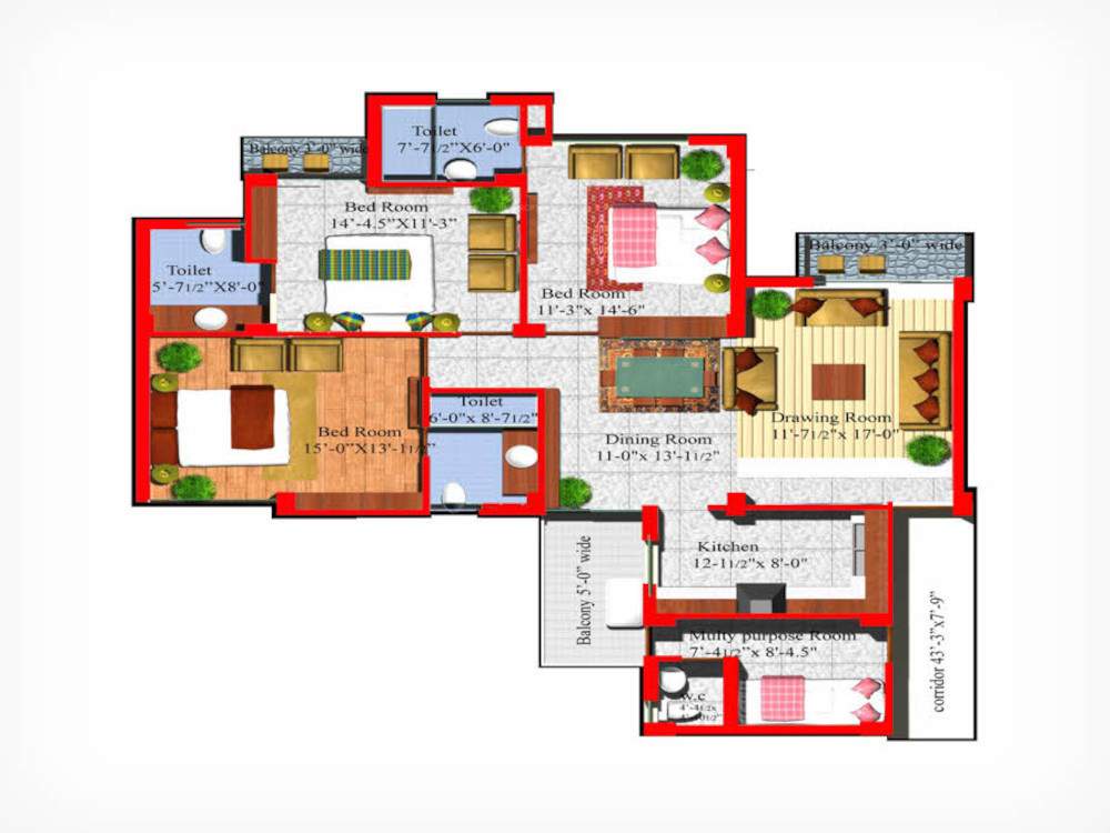 heights Floor Plan Floor Plan