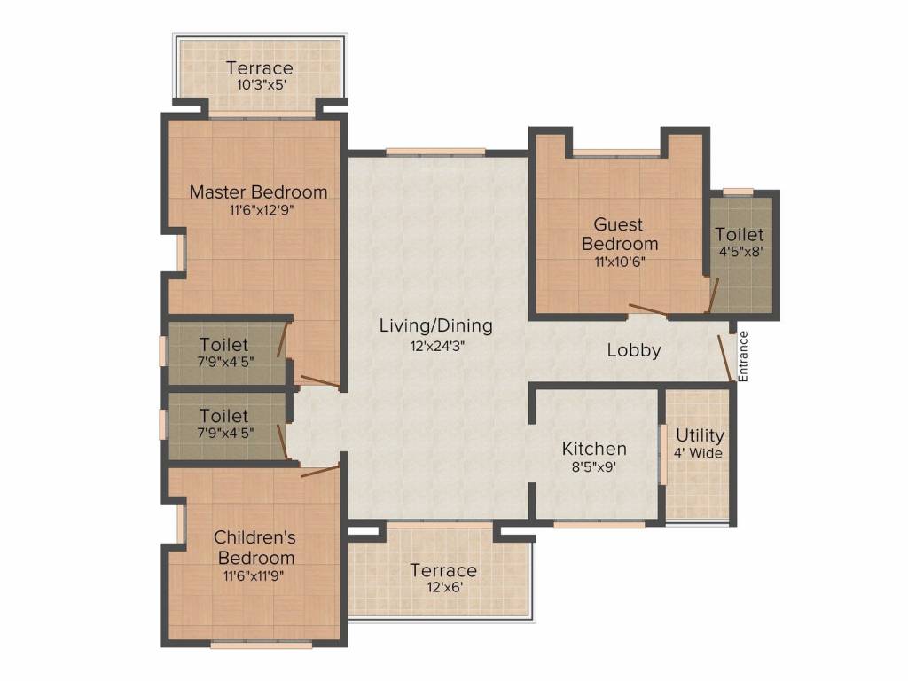 Axis Whistling Meadows (3BHK+3T (1,377 sq ft) 1377 sq ft) Axis Whistling Meadows (3BHK+3T (1,377 sq ft) 1377 sq ft)