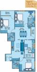 Floor Plan (3BHK+3T (1,312 sq ft) 1312 sq ft) Group Four Developers Acropolis Floor Plan (3BHK+3T (1,312 sq ft) 1312 sq ft)