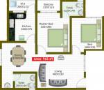 MRG Sri Laxmi (2BHK+2T (965 sq ft) 965 sq ft) MRG Sri Laxmi (2BHK+2T (965 sq ft) 965 sq ft)