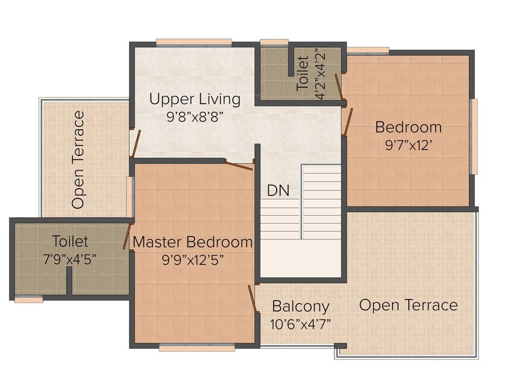 Salim Nandanam Paradise Villas (3BHK+3T (1,677 sq ft) 1677 sq ft)