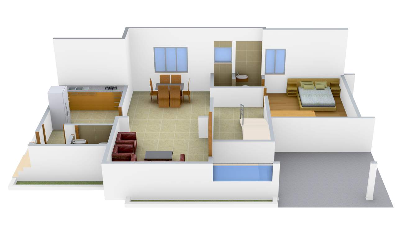 Salim Nandanam Paradise Villas (3BHK+3T (1,677 sq ft) 1677 sq ft)