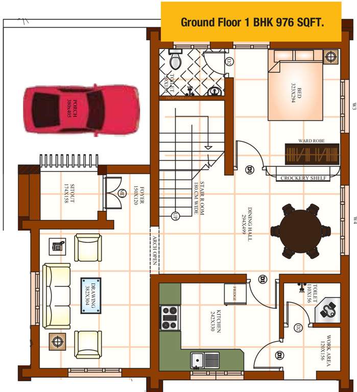 Salim Nandanam Paradise Villas (3BHK+3T (1,716 sq ft) 1716 sq ft)