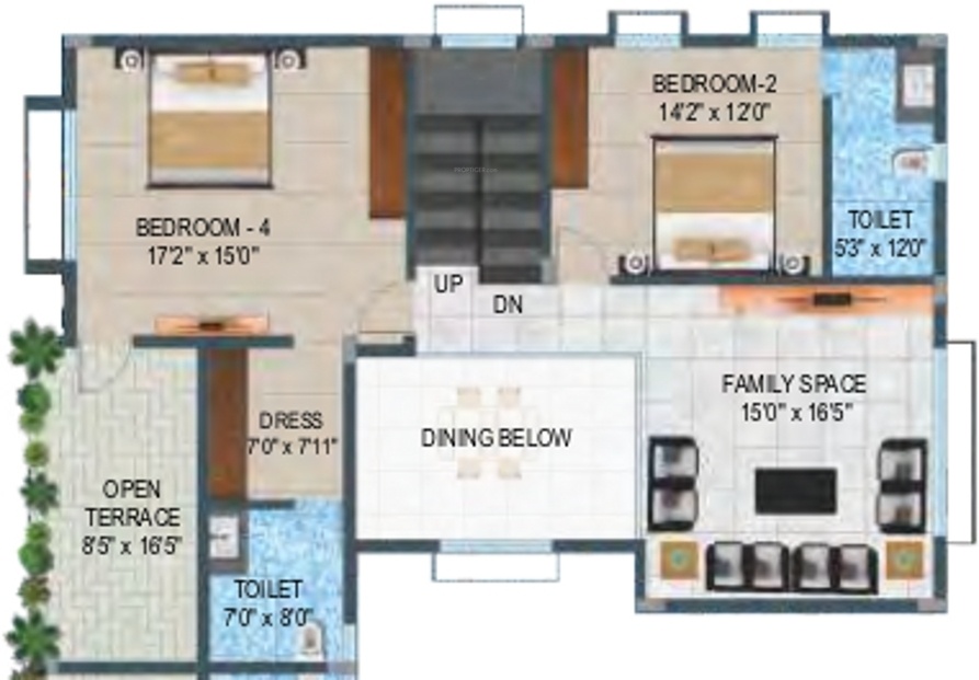 GR Sun Villas (4BHK+5T (3,840 sq ft) + Servant Room 3840 sq ft)