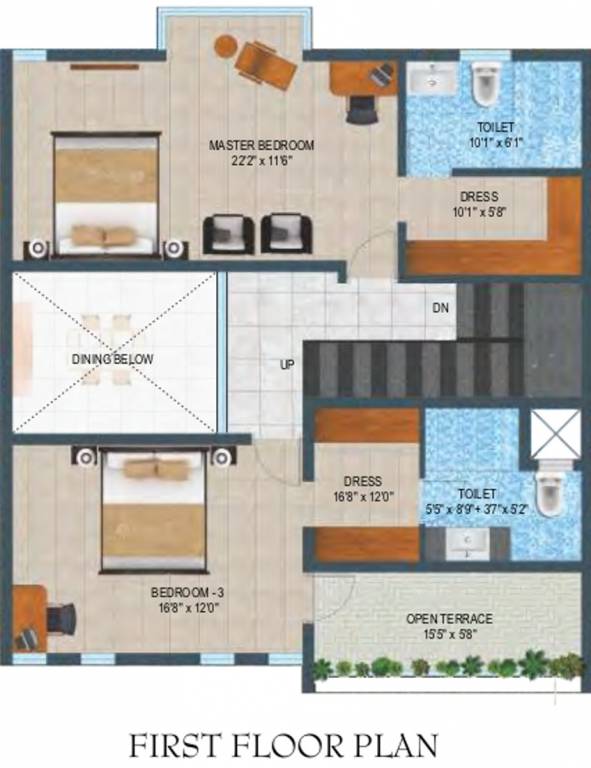 GR Sun Villas (4BHK+5T (3,008 sq ft) 3008 sq ft)