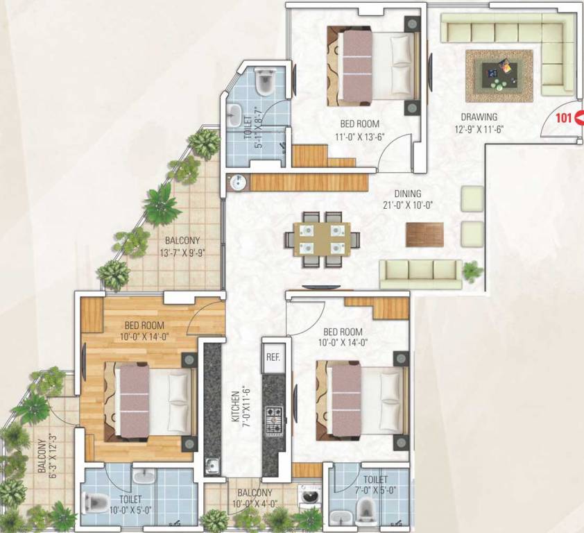 Floor Plan royal tatvam Floor Plan Floor Plan