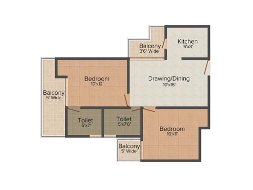 Bankey Aggarwal Heights (2BHK+2T (1,025 sq ft) 1025 sq ft) Bankey Aggarwal Heights (2BHK+2T (1,025 sq ft) 1025 sq ft)