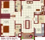Mythri Arteor (2BHK+2T (1,275 sq ft) 1275 sq ft) Mythri Arteor (2BHK+2T (1,275 sq ft) 1275 sq ft)