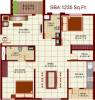 Mythri Arteor (2BHK+2T (1,235 sq ft) + Pooja Room 1235 sq ft)