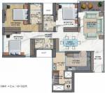 Wadhwa 25 South (3BHK+3T (1,434 sq ft) + Servant Room 1434 sq ft) Wadhwa 25 South (3BHK+3T (1,434 sq ft) + Servant Room 1434 sq ft)