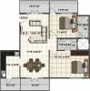 SV Pleasanta (2BHK+2T (1,255 sq ft) 1255 sq ft)