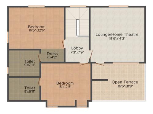 My MyPi Green Castle Villas (3BHK+5T (3,030 sq ft)   Pooja Room 3030 sq ft)