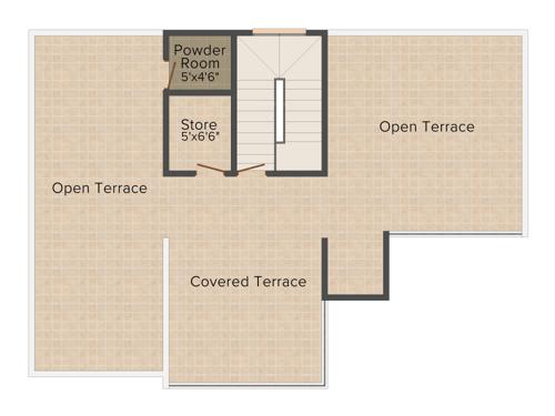 My MyPi Green Castle Villas (3BHK+5T (3,030 sq ft)   Pooja Room 3030 sq ft)
