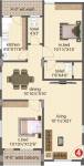 Hanuma Construction Neeladri Heights Floor Plan (2BHK+2T (1,155 sq ft) 1155 sq ft)