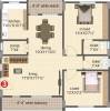 Hanuma Construction Neeladri Heights Floor Plan (2BHK+2T (1,235 sq ft) + Pooja Room 1235 sq ft)