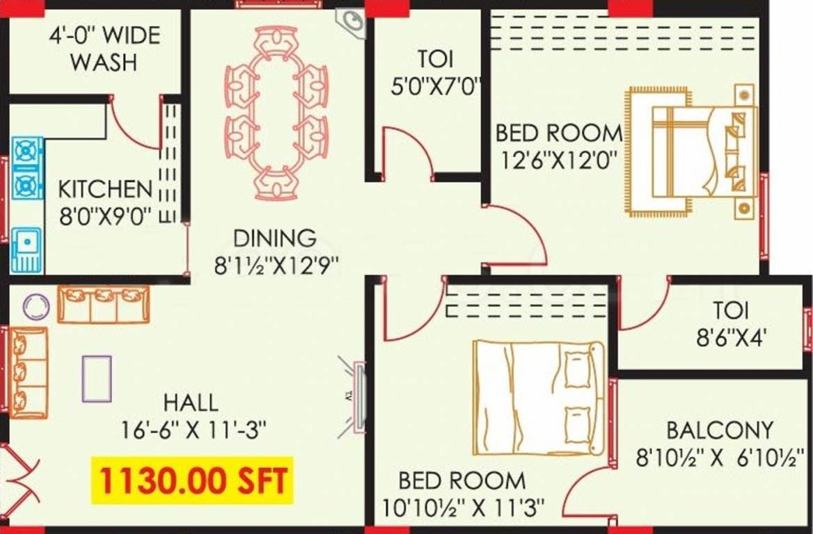 Mathrubhuumi Pearl (2BHK+2T (1,130 sq ft) 1130 sq ft) Mathrubhuumi Pearl (2BHK+2T (1,130 sq ft) 1130 sq ft)