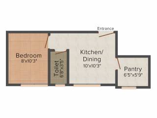 Realmark Vista (1BHK+1T (445 sq ft) 445 sq ft)