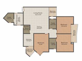 Assotech The Nest (3BHK+3T (1,790 sq ft) 1790 sq ft)