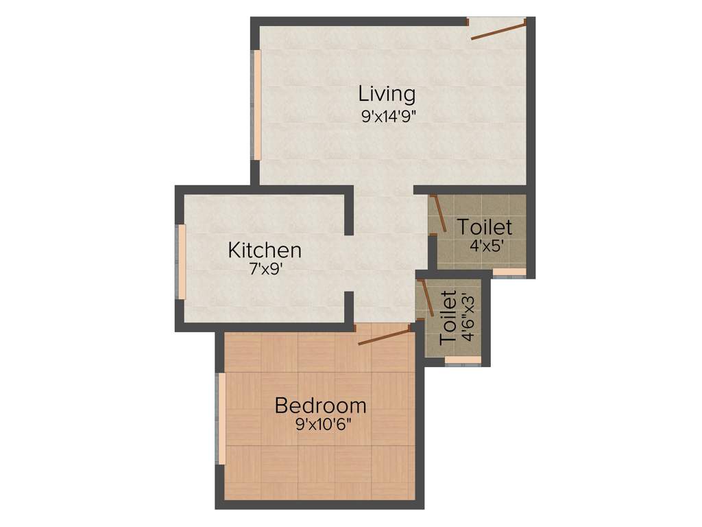 PSN Yashwant Star (1BHK+1T (590 sq ft) 590 sq ft)