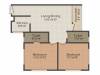 Govind Govindnagar (2BHK+2T (813 sq ft) 813 sq ft)