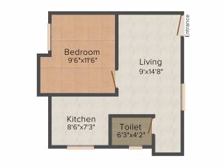 VGK Blue Bell (1BHK+1T (506 sq ft) 506 sq ft) VGK Blue Bell (1BHK+1T (506 sq ft) 506 sq ft)